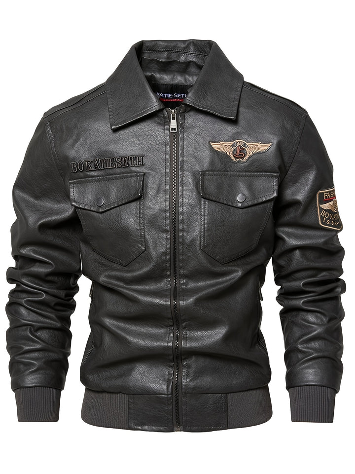 ENZO | Men Leather Jacket