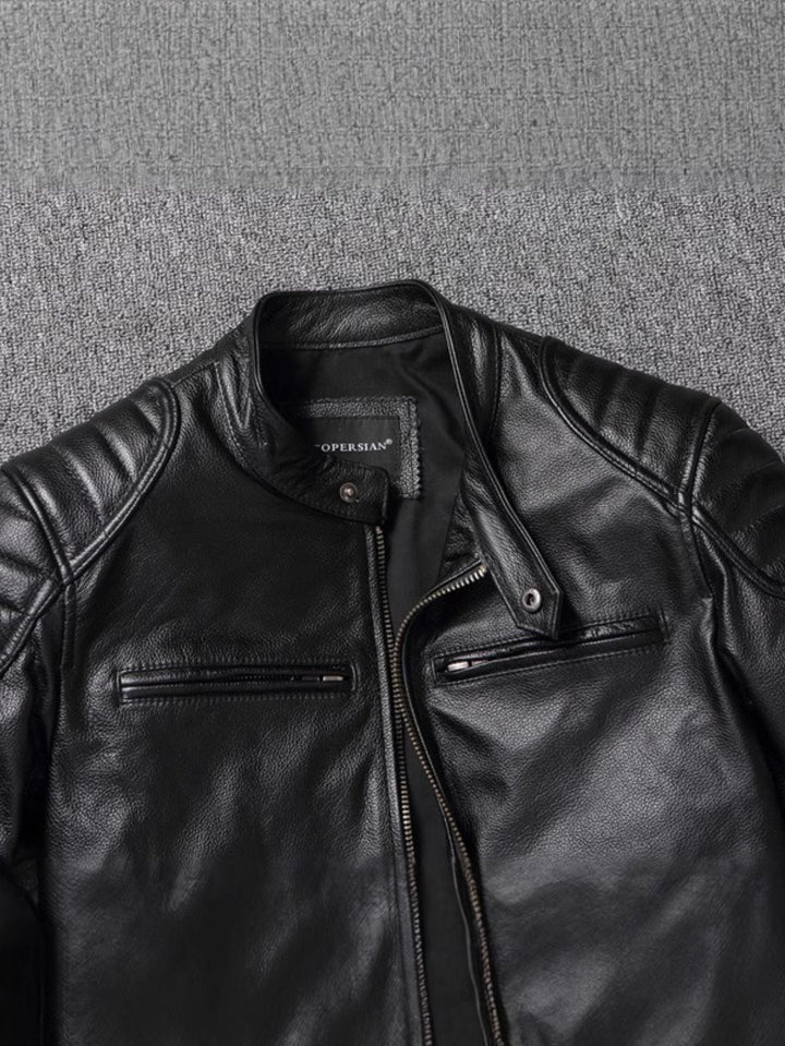 SALVATORE | Men Leather Jacket