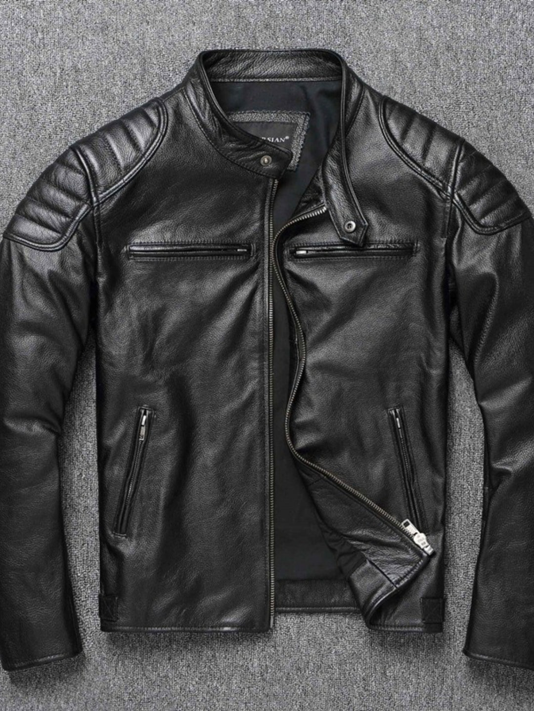 SALVATORE | Men Leather Jacket
