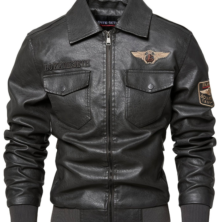 ENZO | Men Leather Jacket