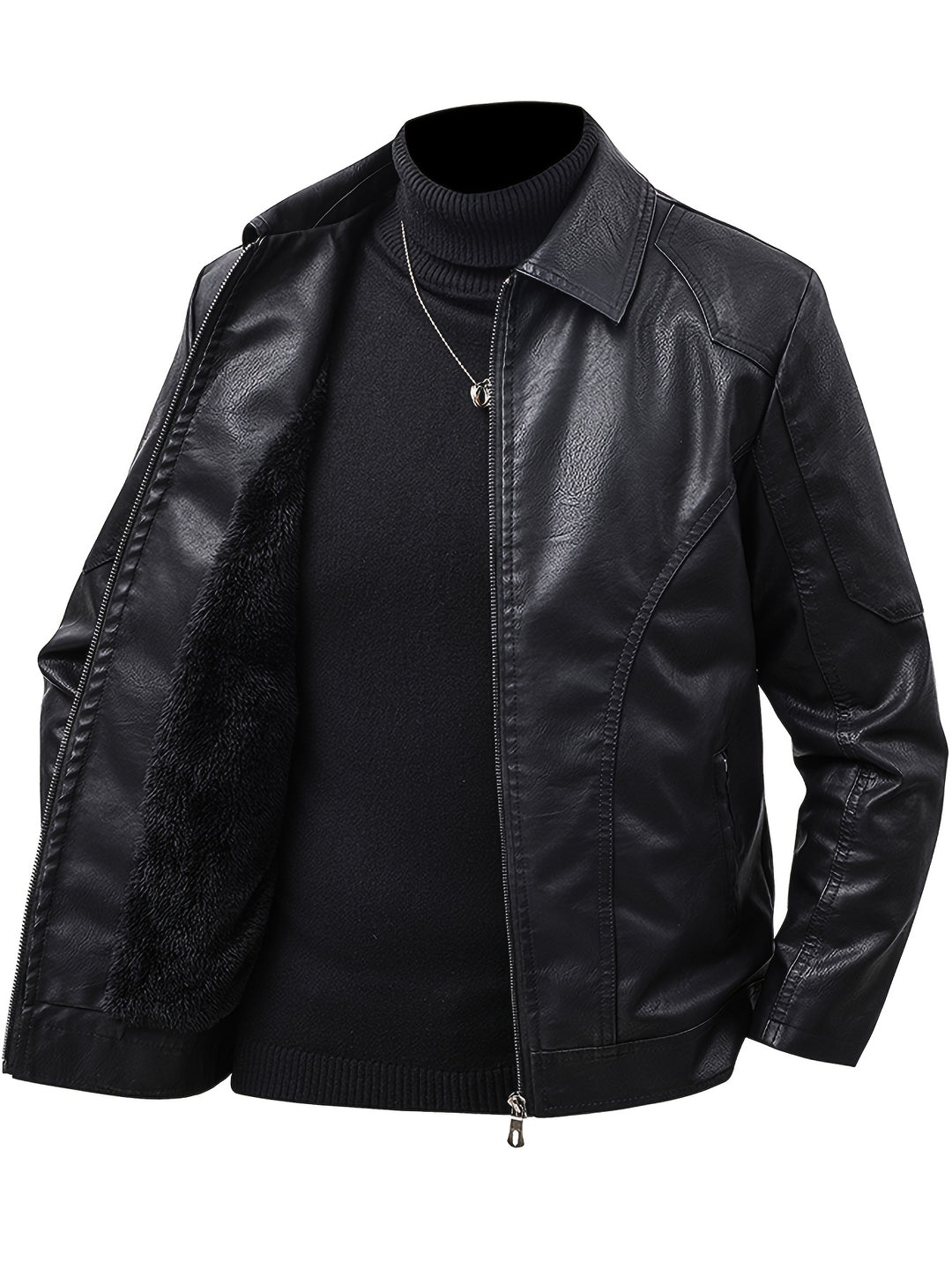 RENZO | Men Leather Jacket