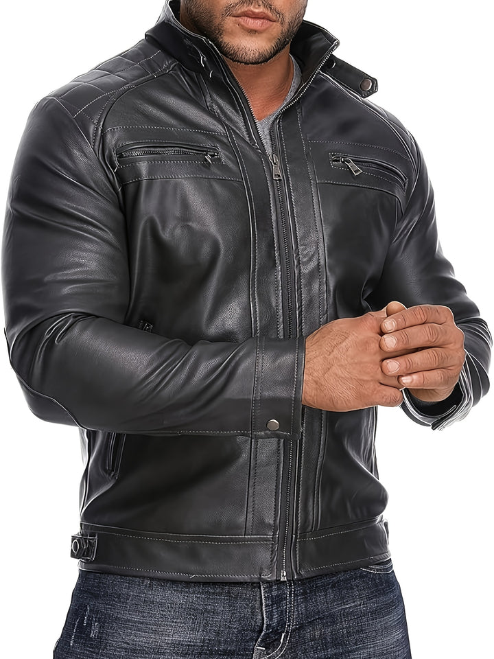 VINCENZO | Men Leather Jacket