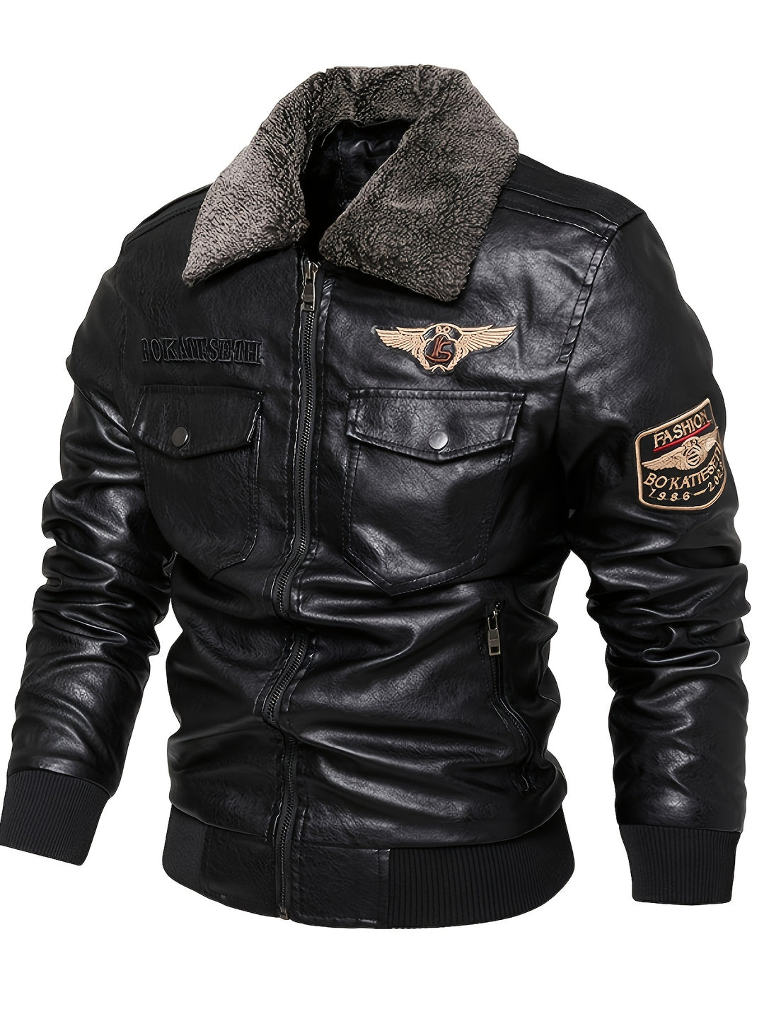 ENZO | Men Leather Jacket