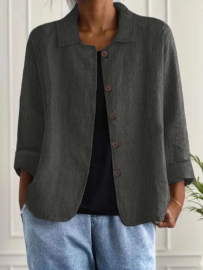 Marilla | Light shirt jacket in a linen blend