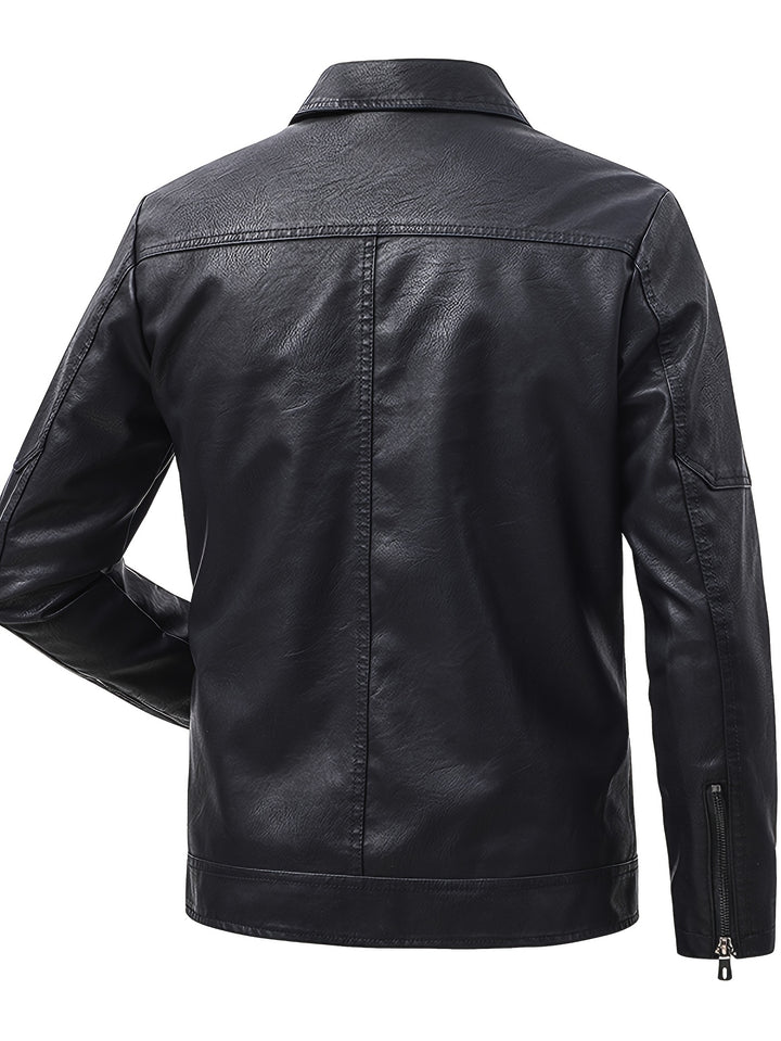 RENZO | Men Leather Jacket