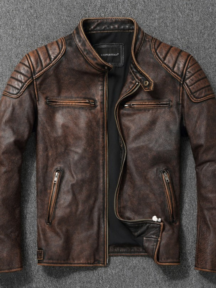 SALVATORE | Men Leather Jacket