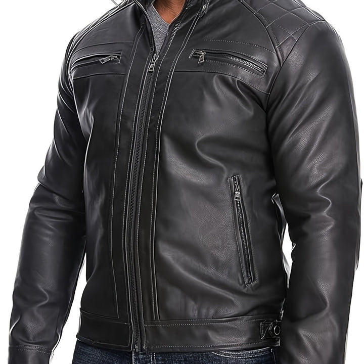 VINCENZO | Men Leather Jacket
