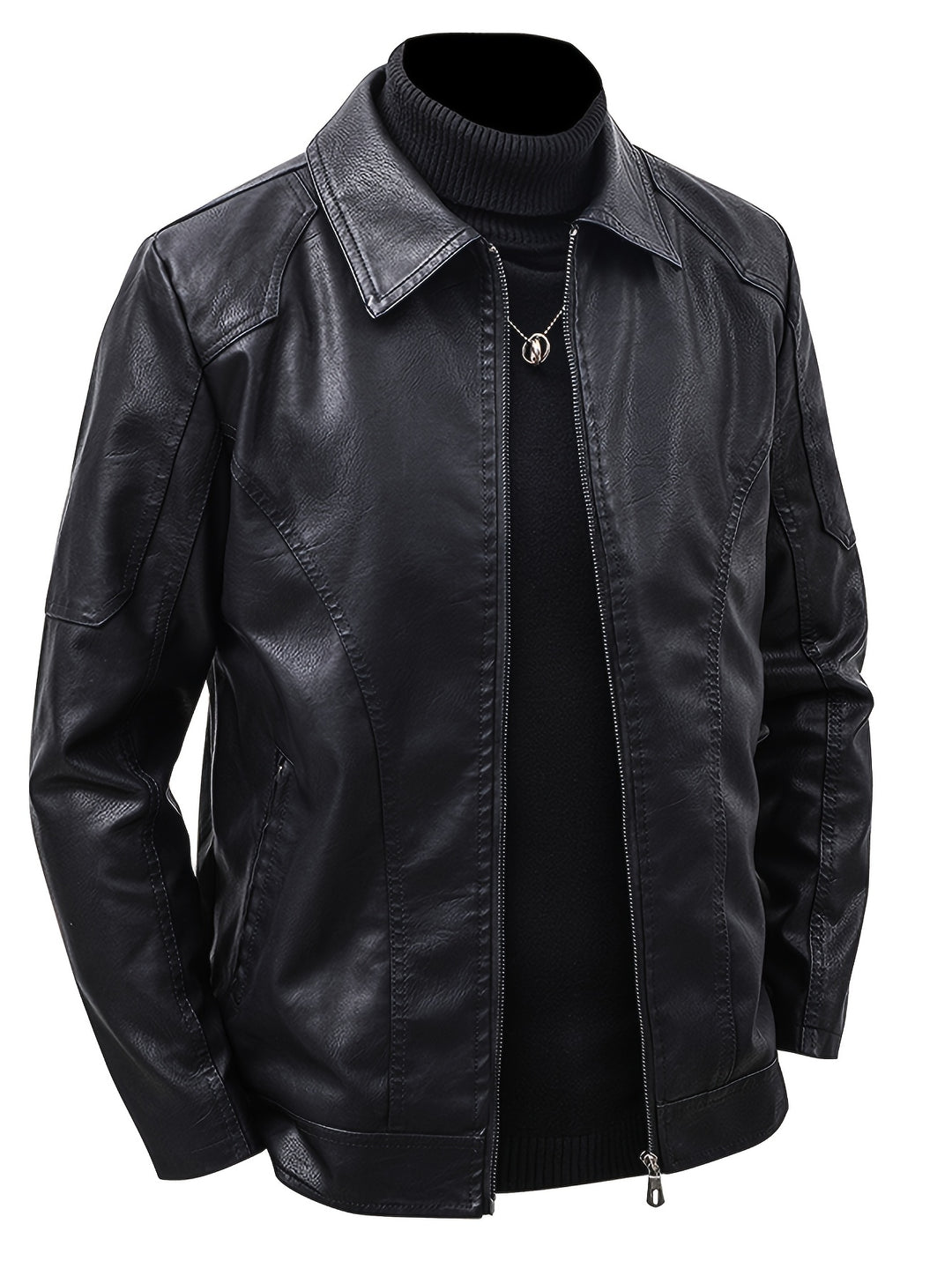 RENZO | Men Leather Jacket