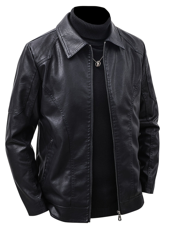RENZO | Men Leather Jacket