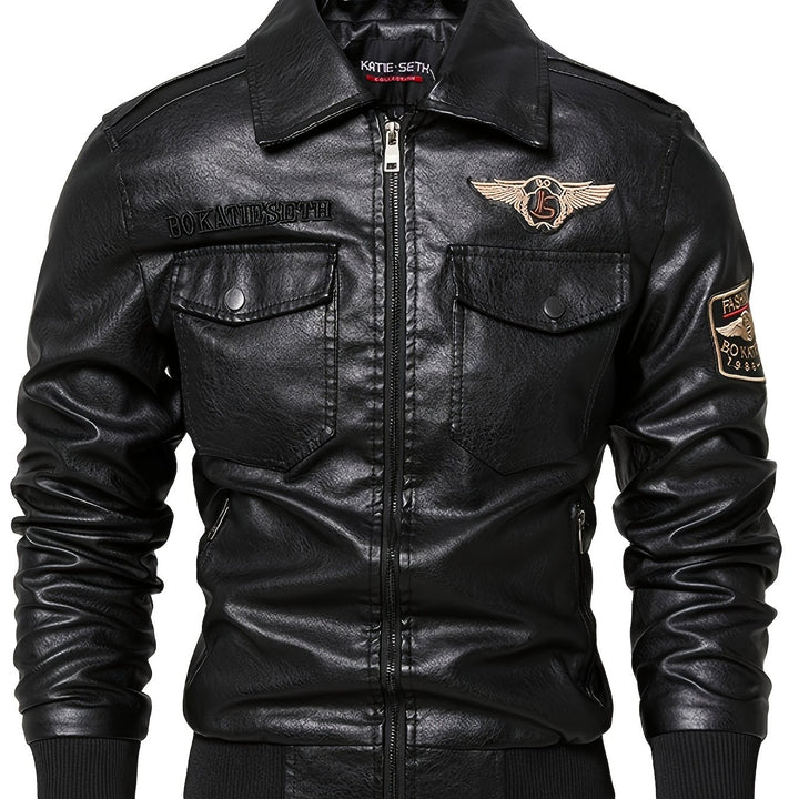 ENZO | Men Leather Jacket