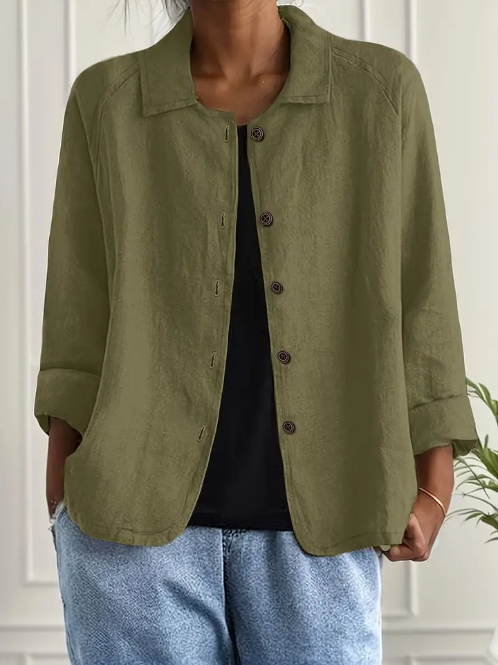 Marilla | Light shirt jacket in a linen blend