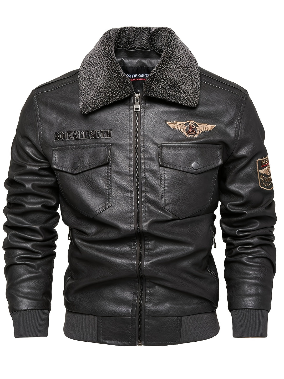 ENZO | Men Leather Jacket