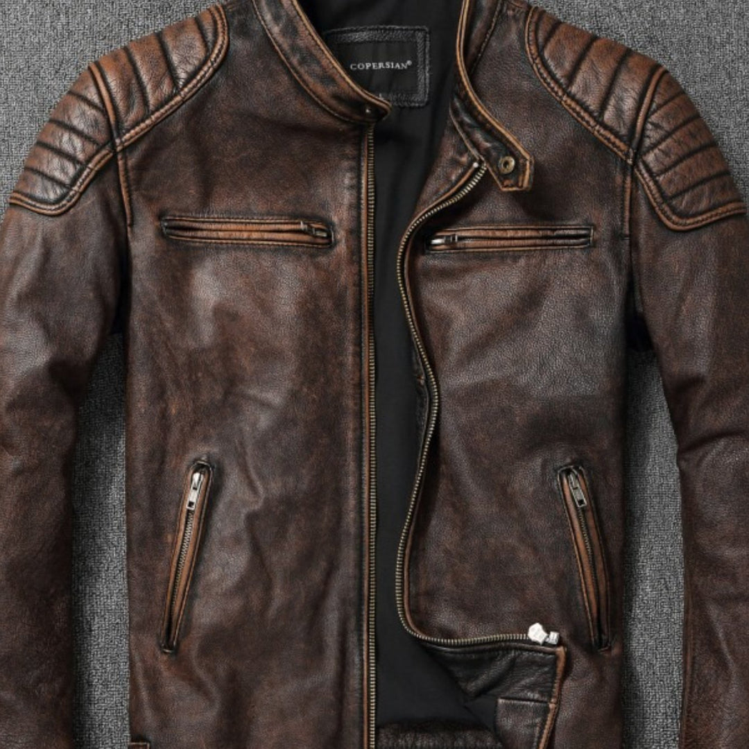 SALVATORE | Men Leather Jacket