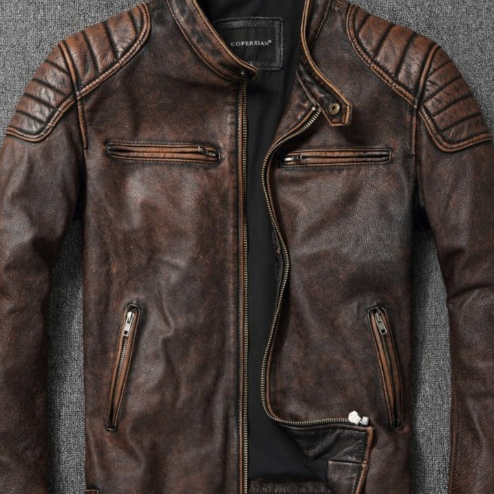 SALVATORE | Men Leather Jacket