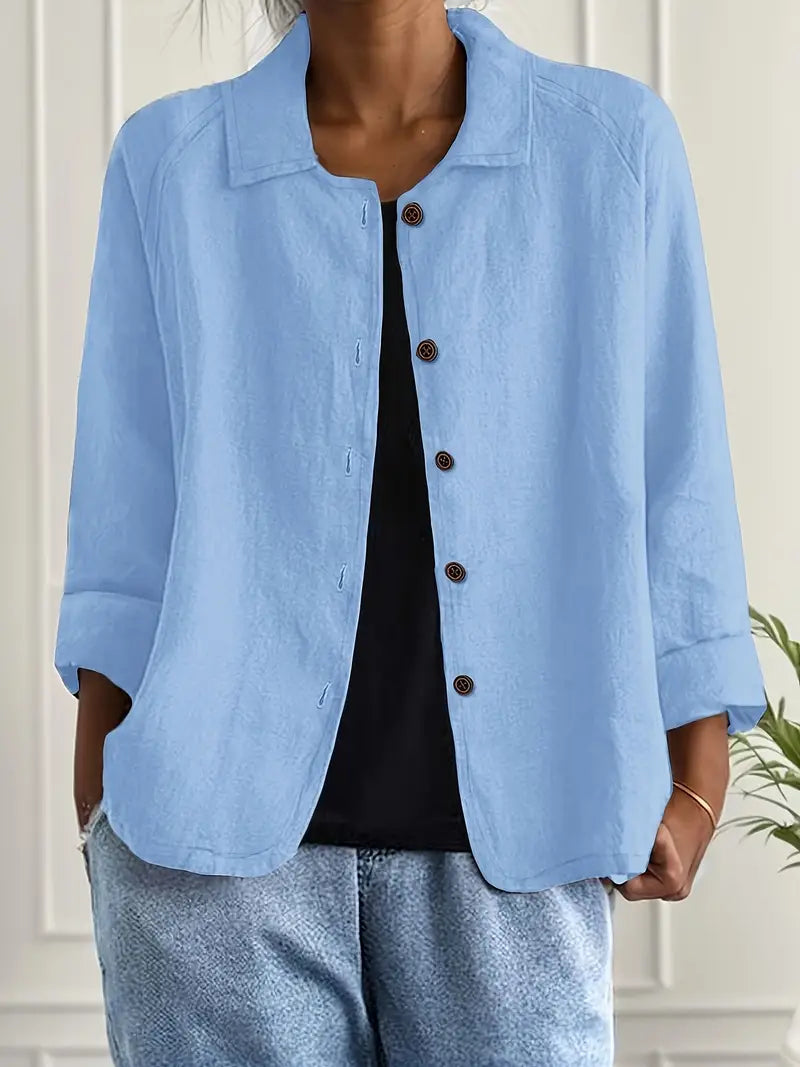 Marilla | Light shirt jacket in a linen blend