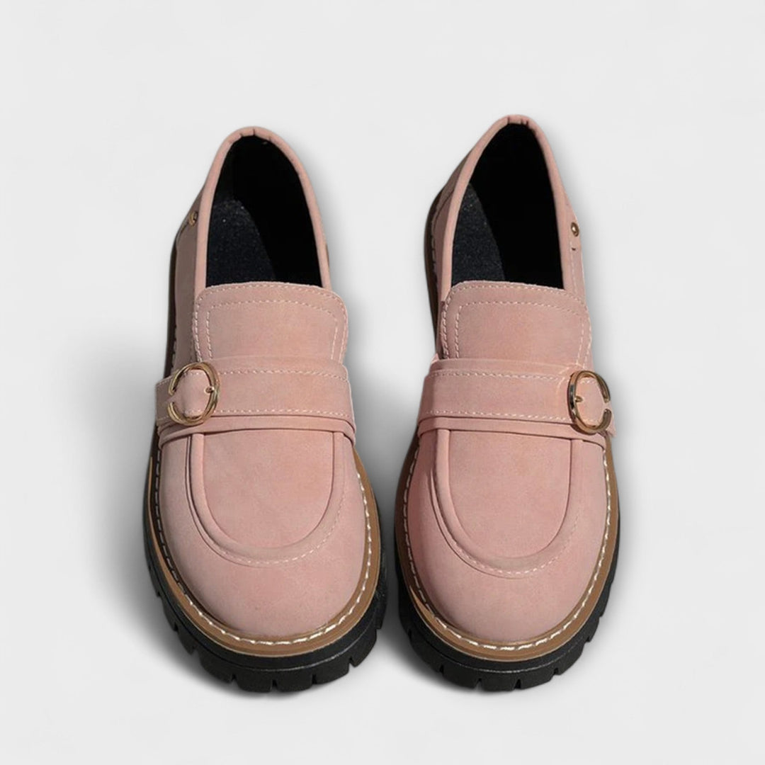 Lora | Casual Moccasins with Round Toe