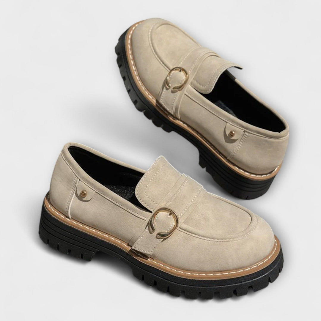 Lora | Casual Moccasins with Round Toe