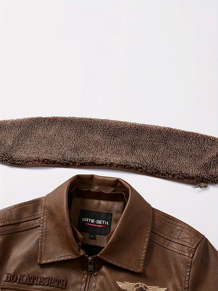 ENZO | Men Leather Jacket