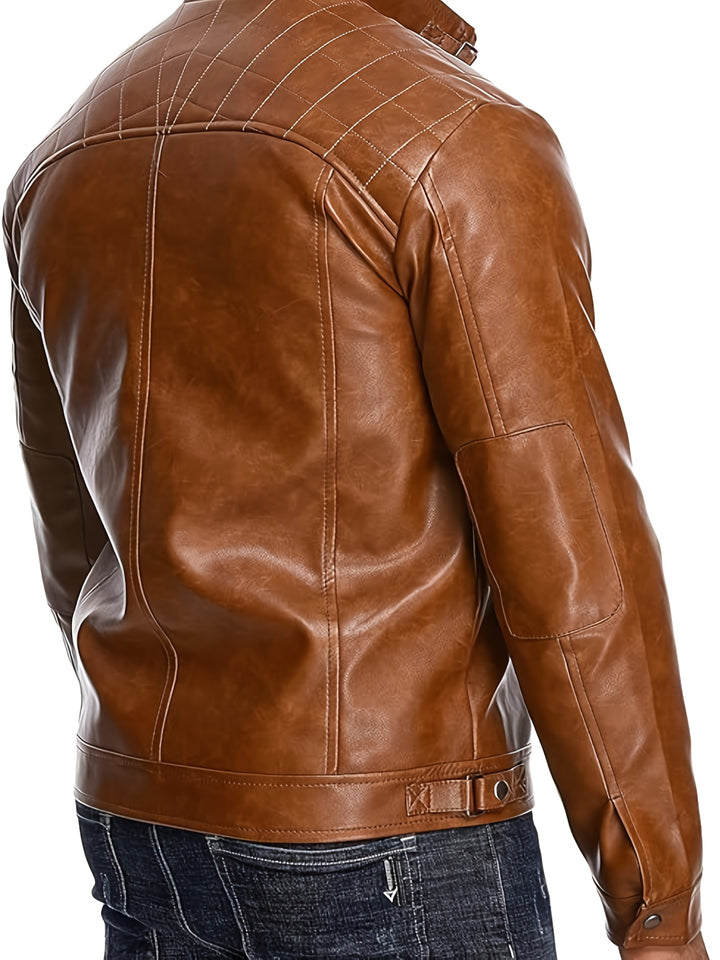 VINCENZO | Men Leather Jacket