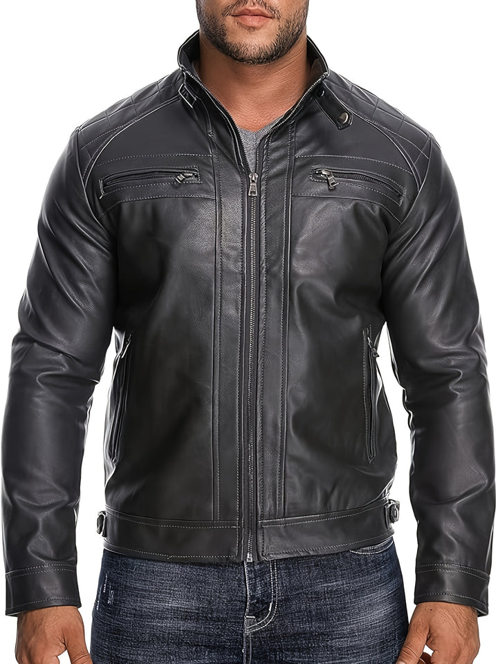 VINCENZO | Men Leather Jacket