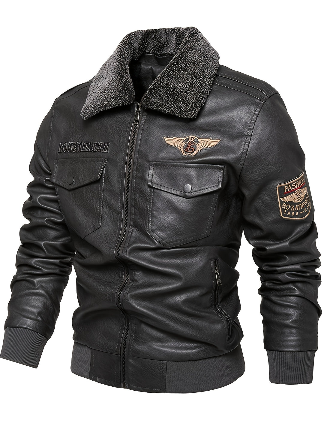 ENZO | Men Leather Jacket