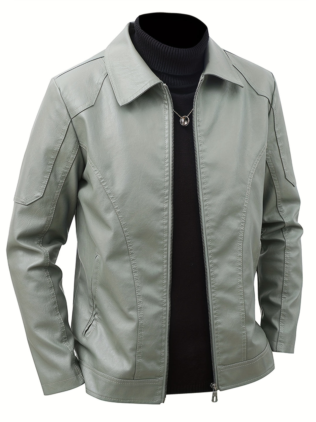 RENZO | Men Leather Jacket