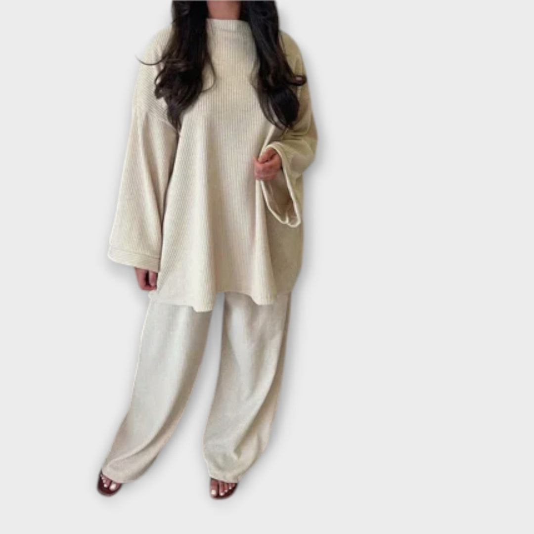 Ingrid - Plus Size Set - Ribbed Style