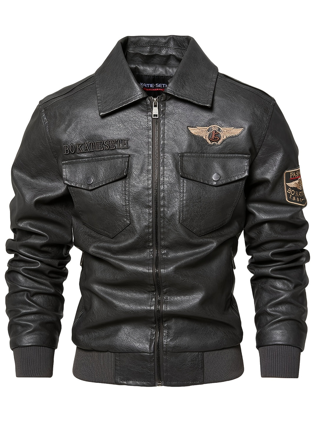 ENZO | Men Leather Jacket