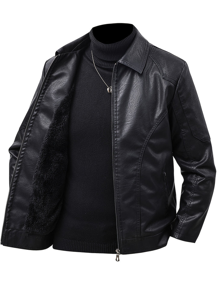 RENZO | Men Leather Jacket
