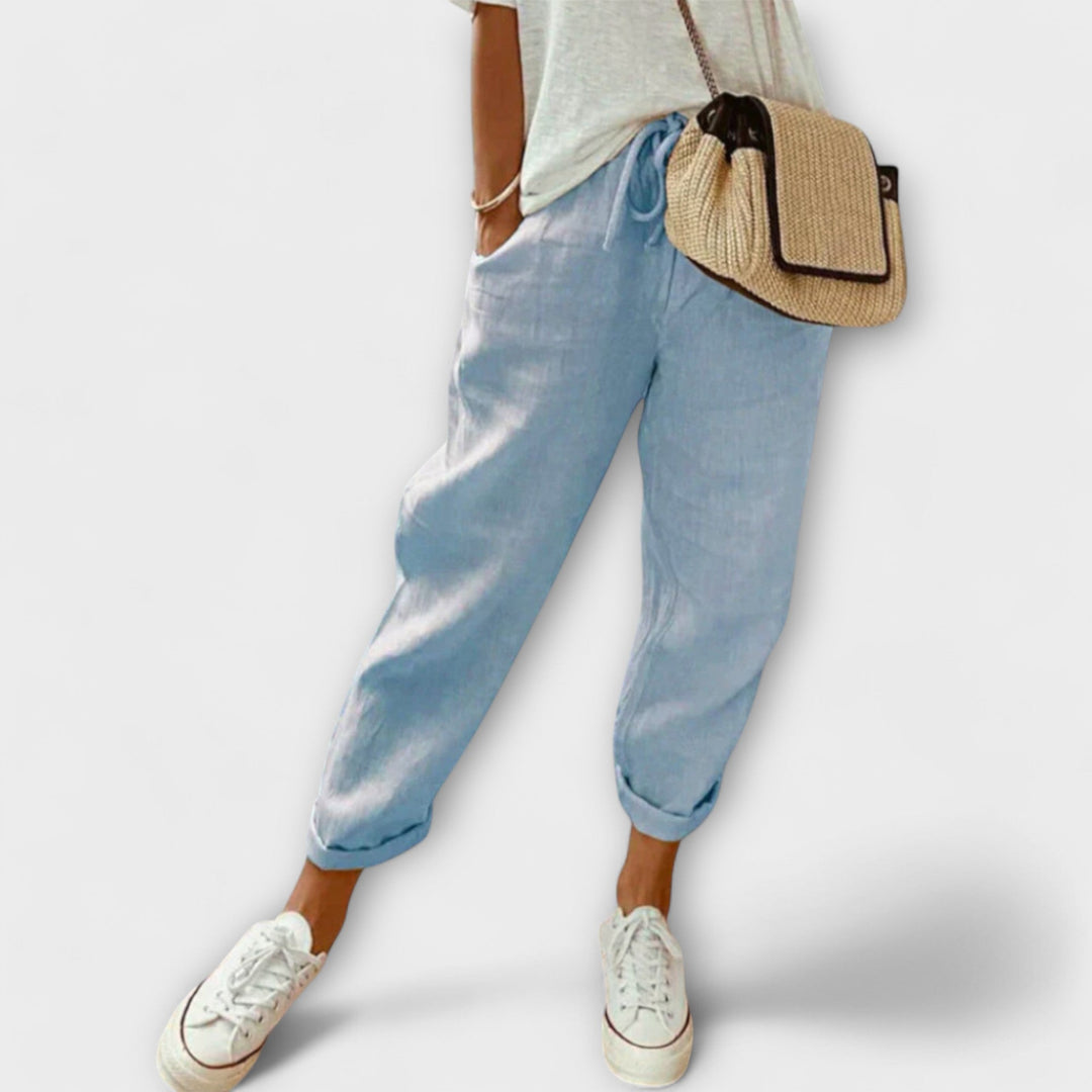 Bibi - Fashionable and Casual Linen Pants