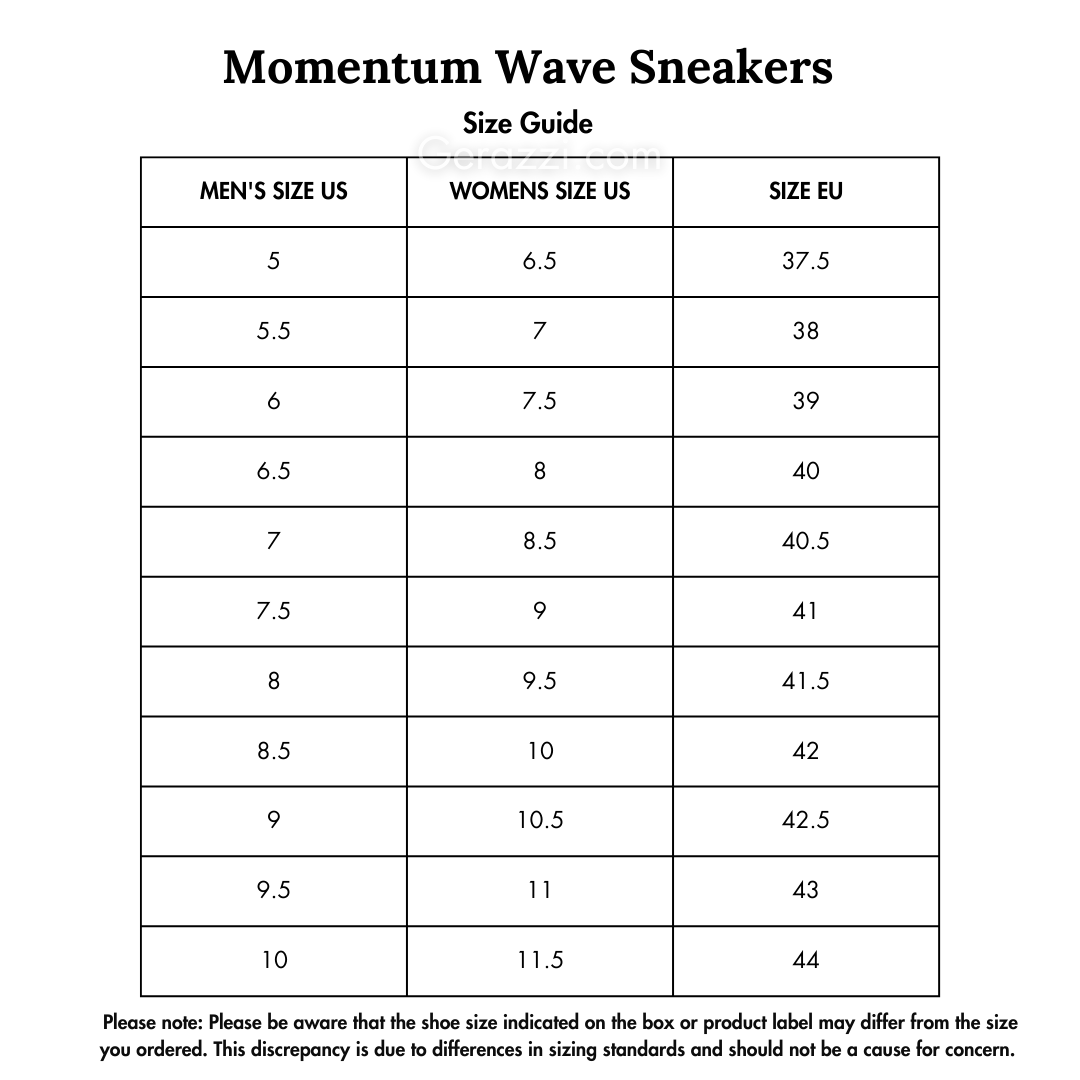 Momentum Wave Sneakers