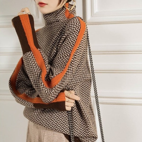 Marieke – Luxe Striped Knit Elegance