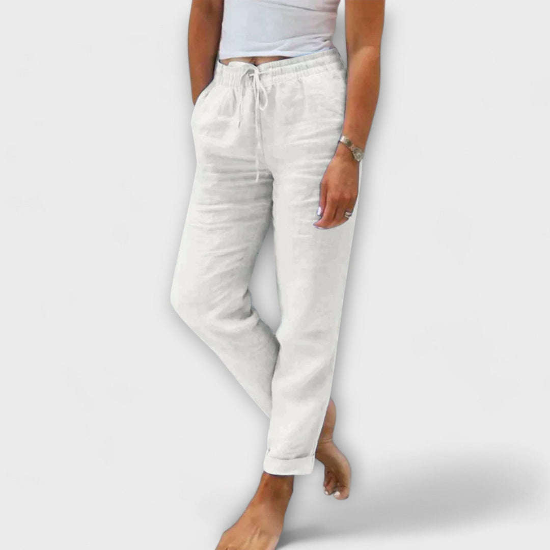 Stacy - Lightweight Linen Pants