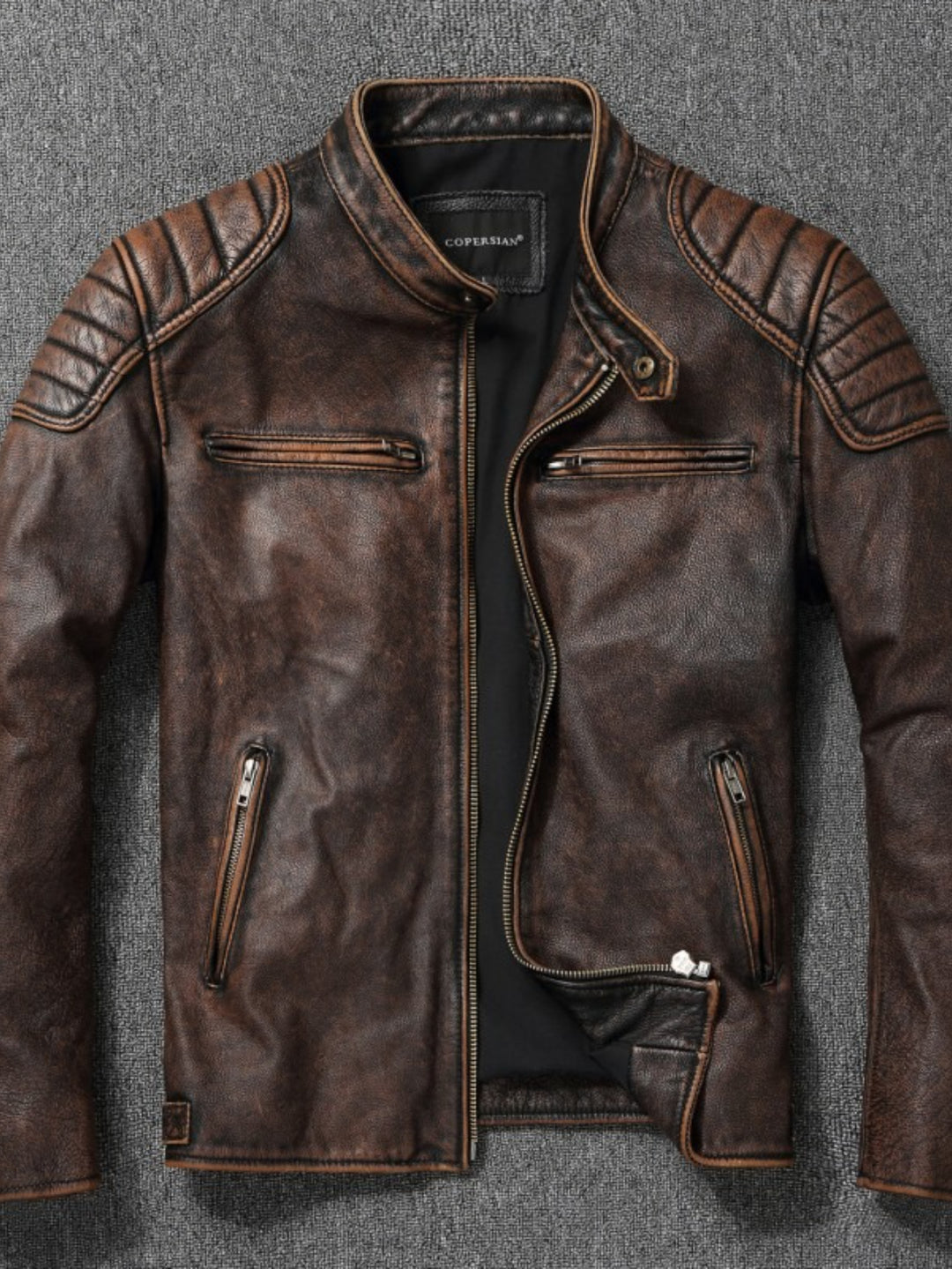 SALVATORE | Men Leather Jacket