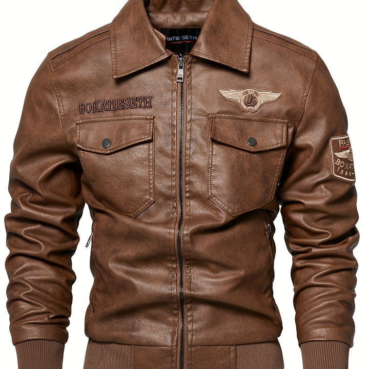 ENZO | Men Leather Jacket