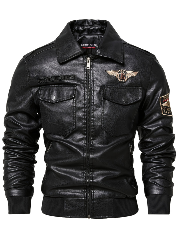 ENZO | Men Leather Jacket