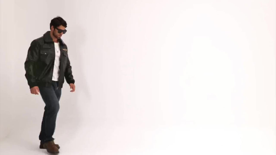 ENZO | Men Leather Jacket