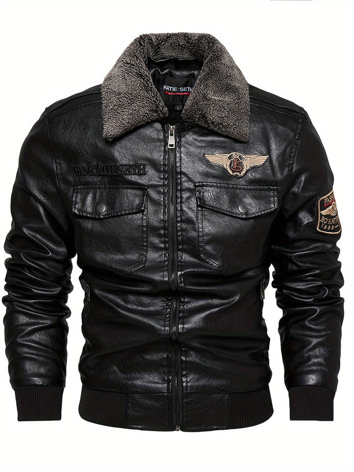 ENZO | Men Leather Jacket