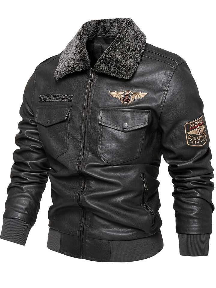 ENZO | Men Leather Jacket