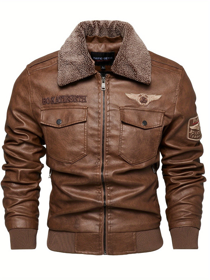 ENZO | Men Leather Jacket