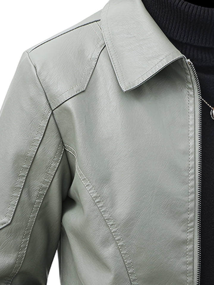 RENZO | Men Leather Jacket