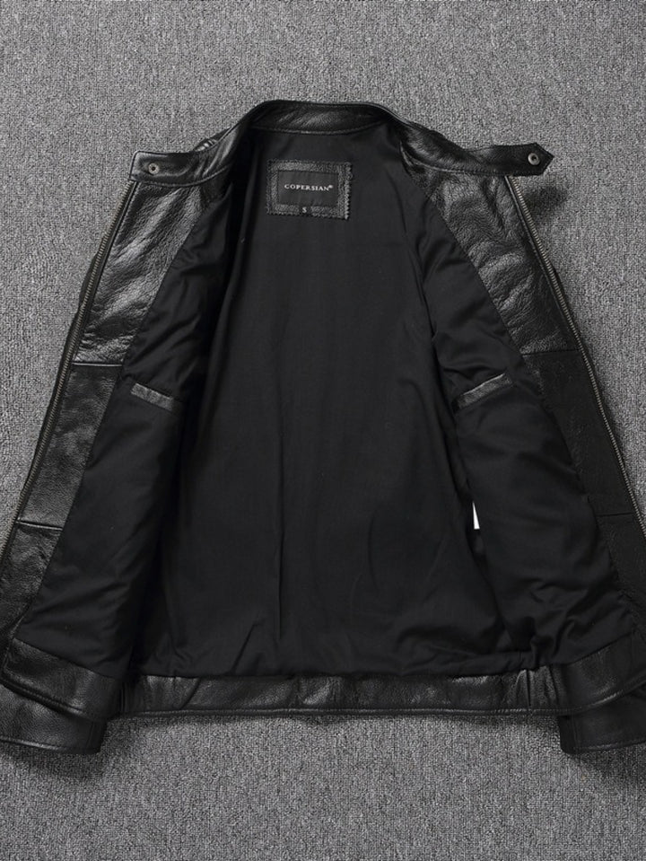 SALVATORE | Men Leather Jacket